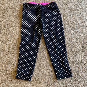 Victoria’s Secret Sport Black Polka Dot Capris Yoga Pants